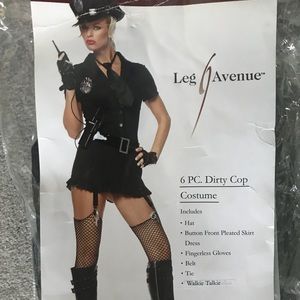 Halloween Costume Dirty Cop womens Size S /M